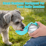 PetalPaw 2-in-1 Portable Dog Water Bottle