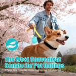 PetalPaw 2-in-1 Portable Dog Water Bottle